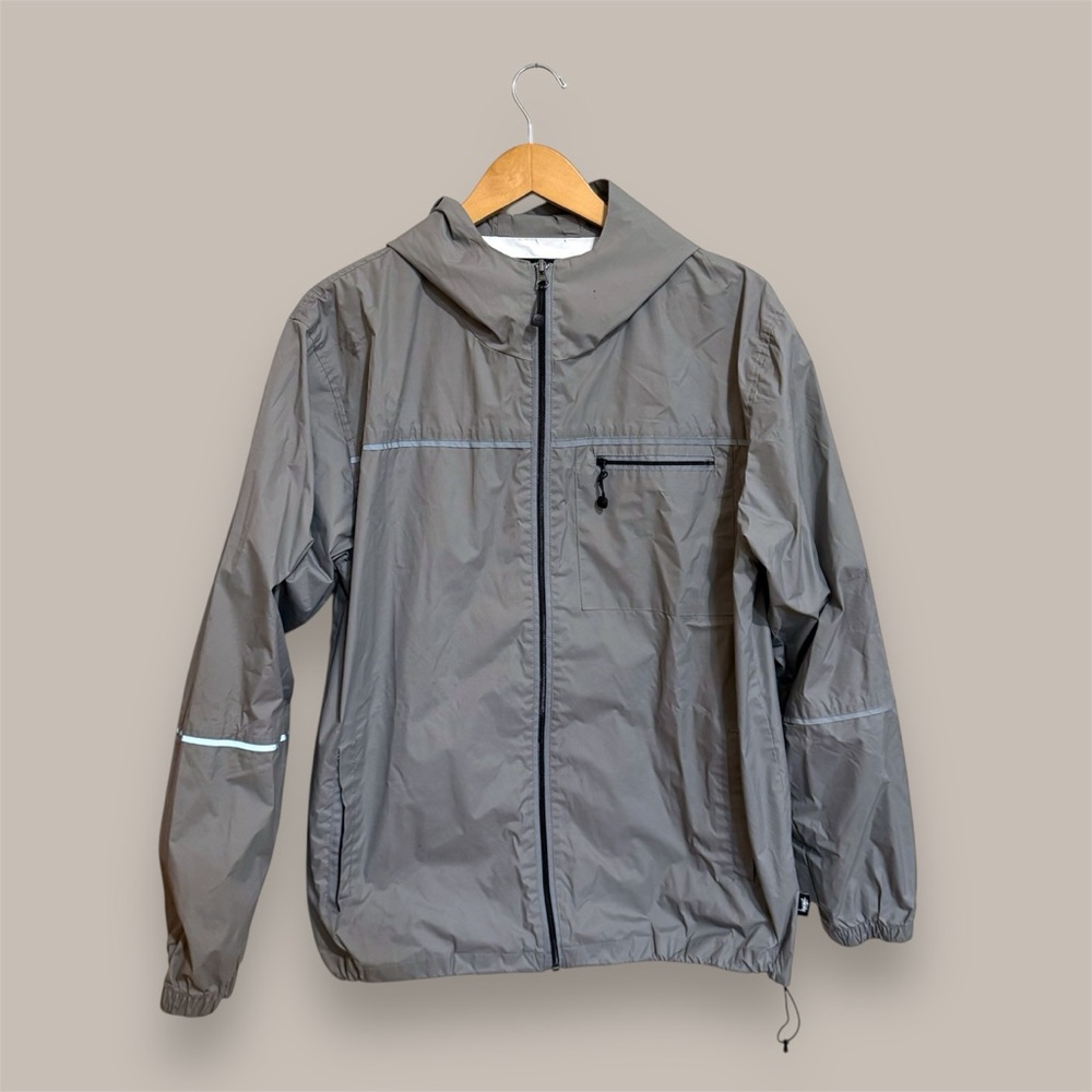 Stussy 3M Zip-Up Waterproof Rain Jacke